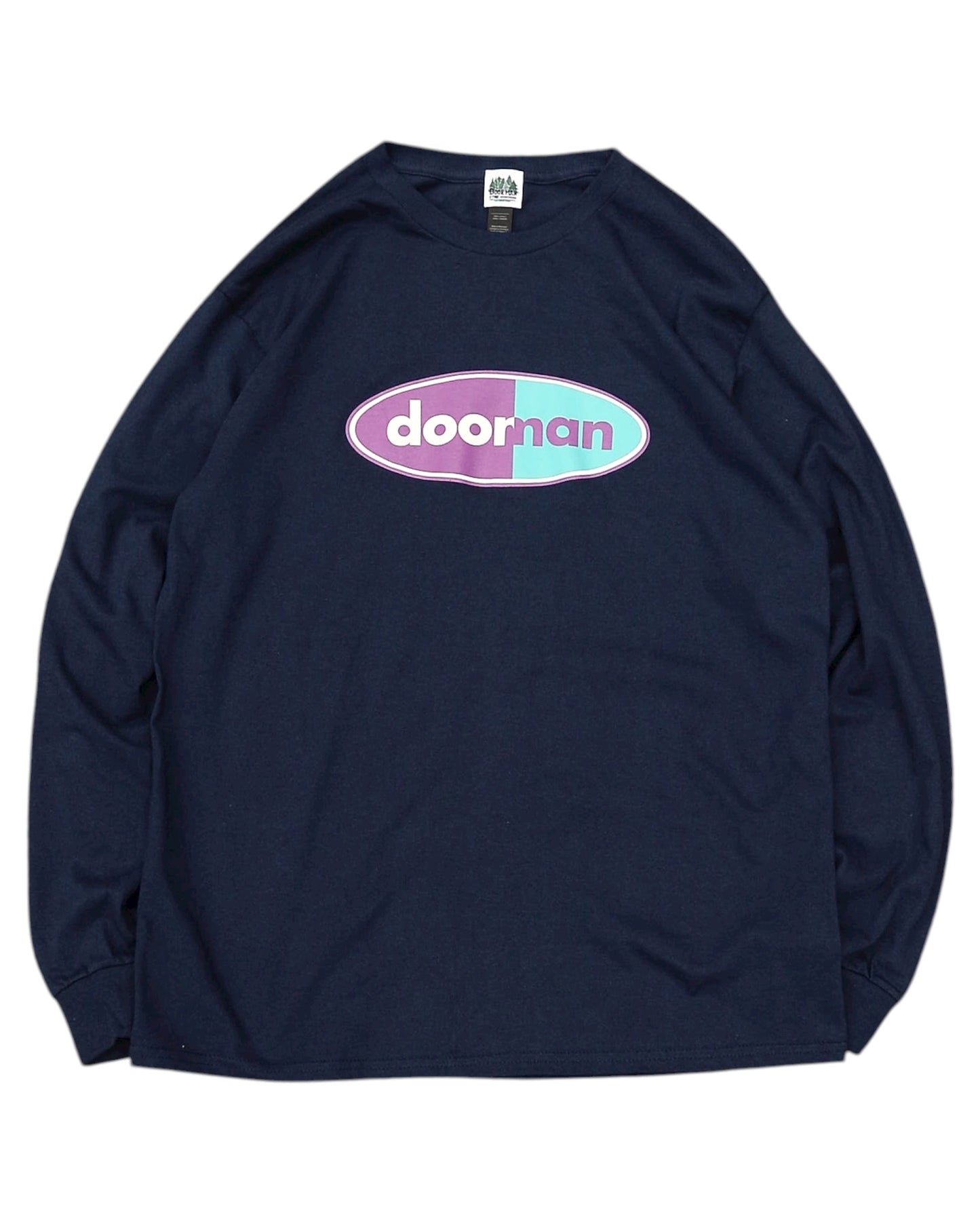 doorman store / Max Logo L/S T-Shirt (NAVY)