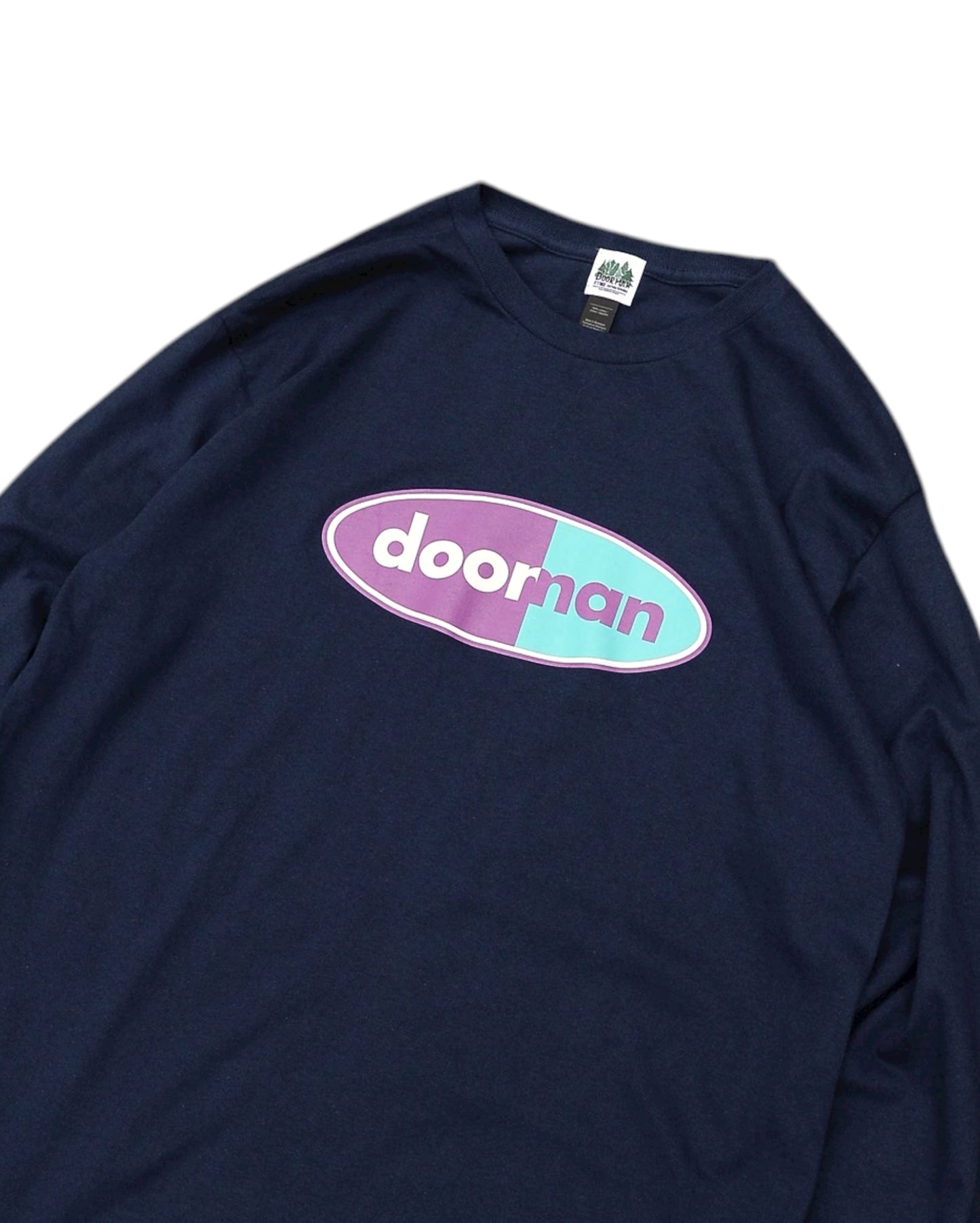 doorman store / Max Logo L/S T-Shirt (NAVY)