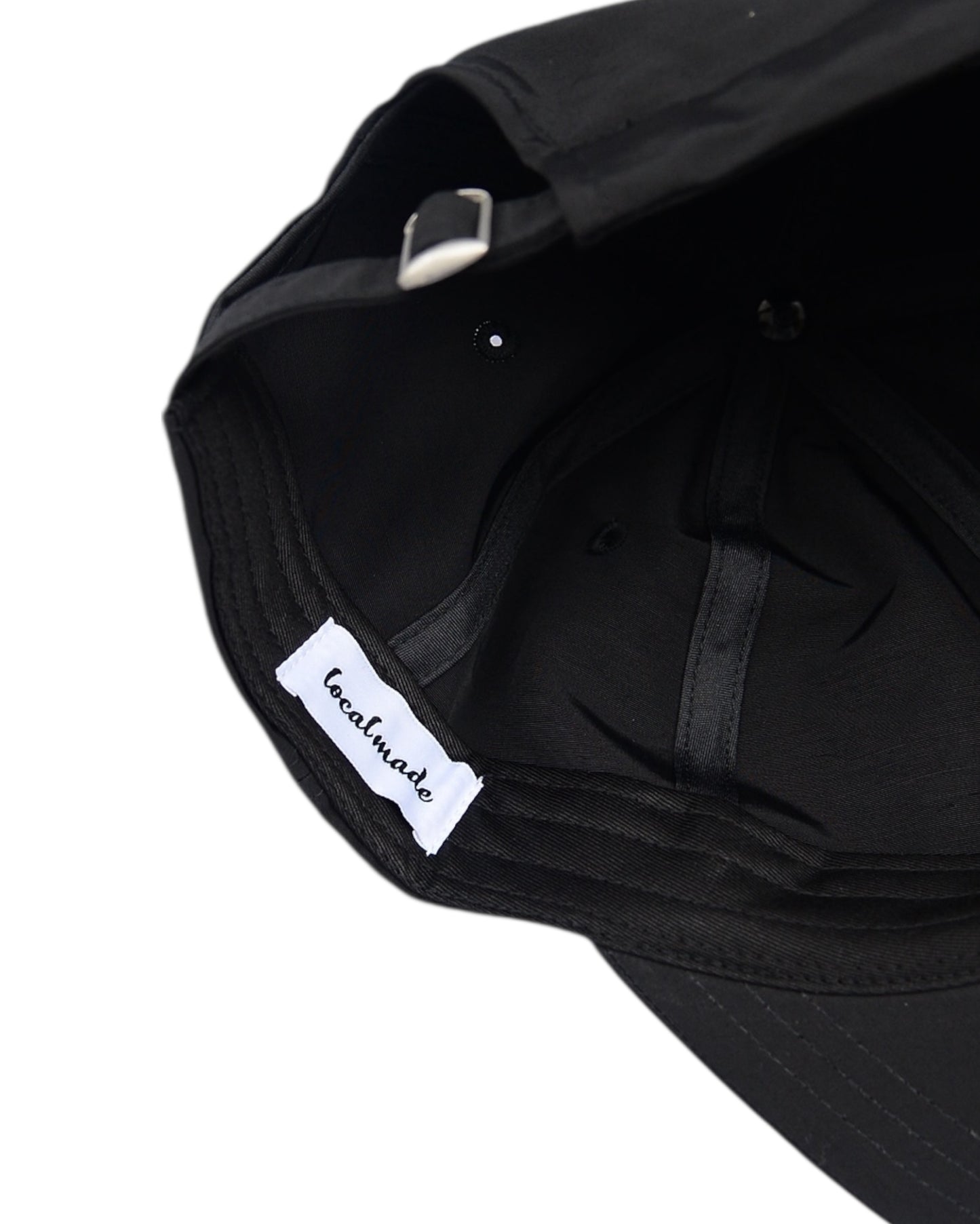 local made / 60/40Cloth 6Panel Cap (BLACK)